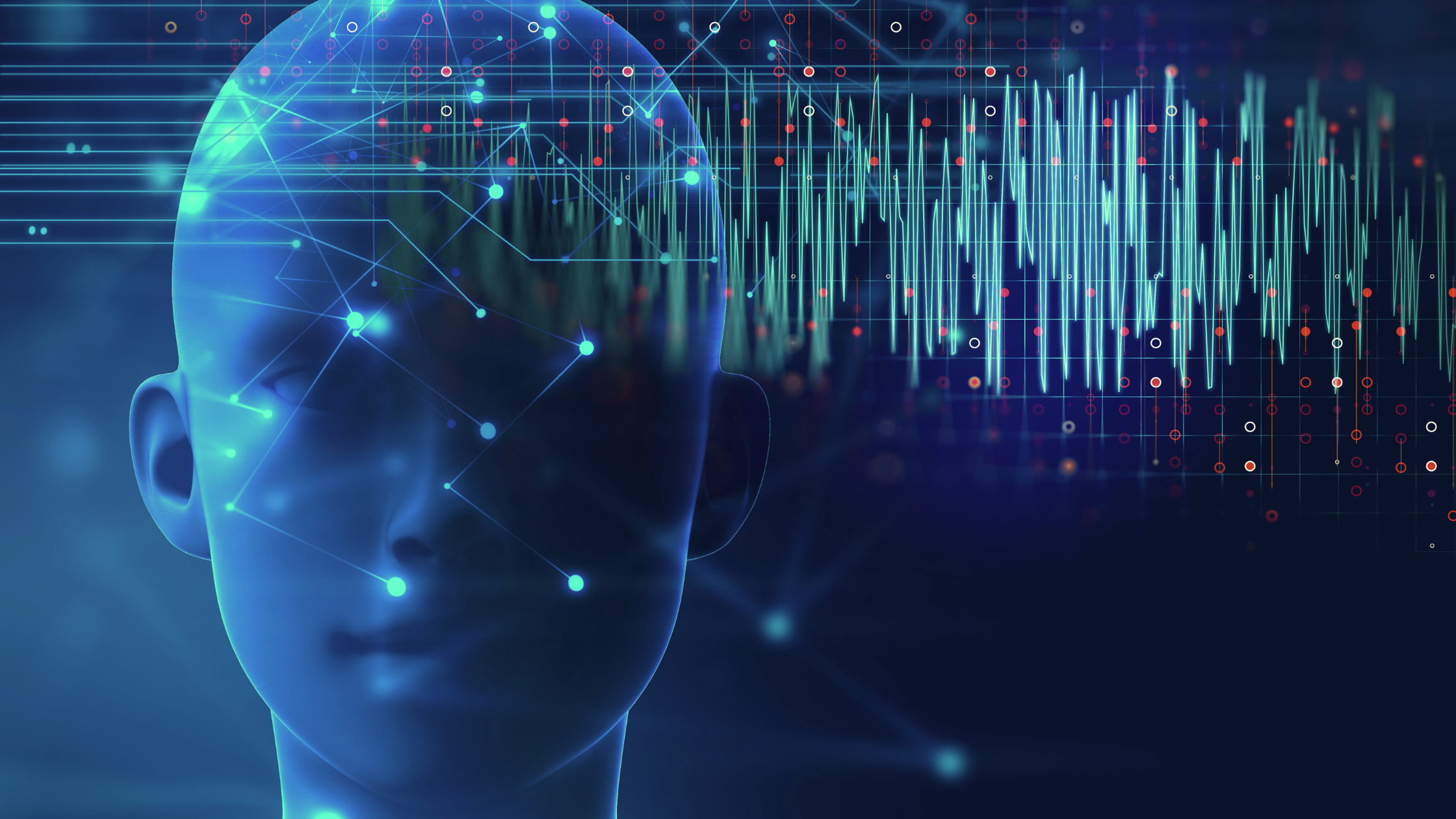 AI frequencies with human head